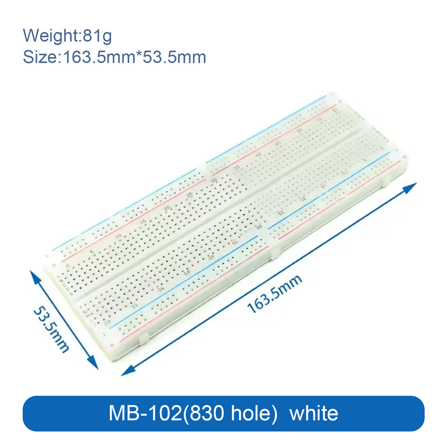400 830 MB-102 Points Breadboa - Breadboard 400 Point recension och pris