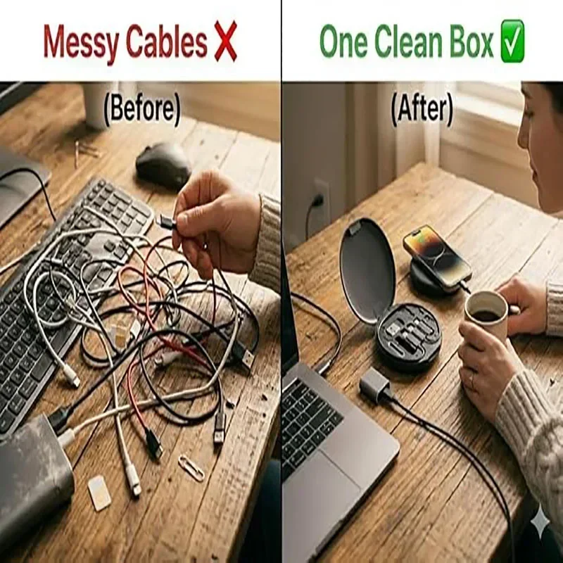 60W Fast Charging Cable Kit, B - Micro Usb Cable recension och pris