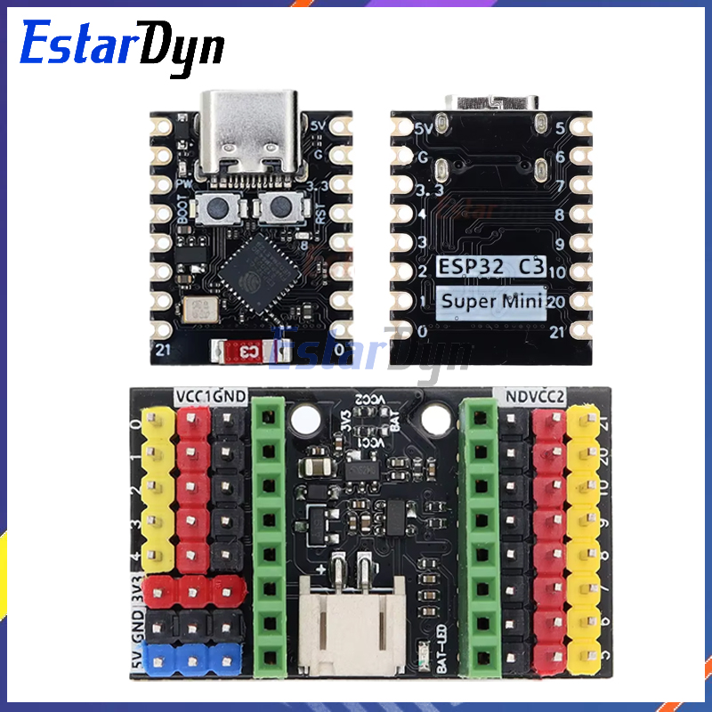 Estardyn ESP32-C3 MINI Develop - Breadboard 400 Point recension och pris