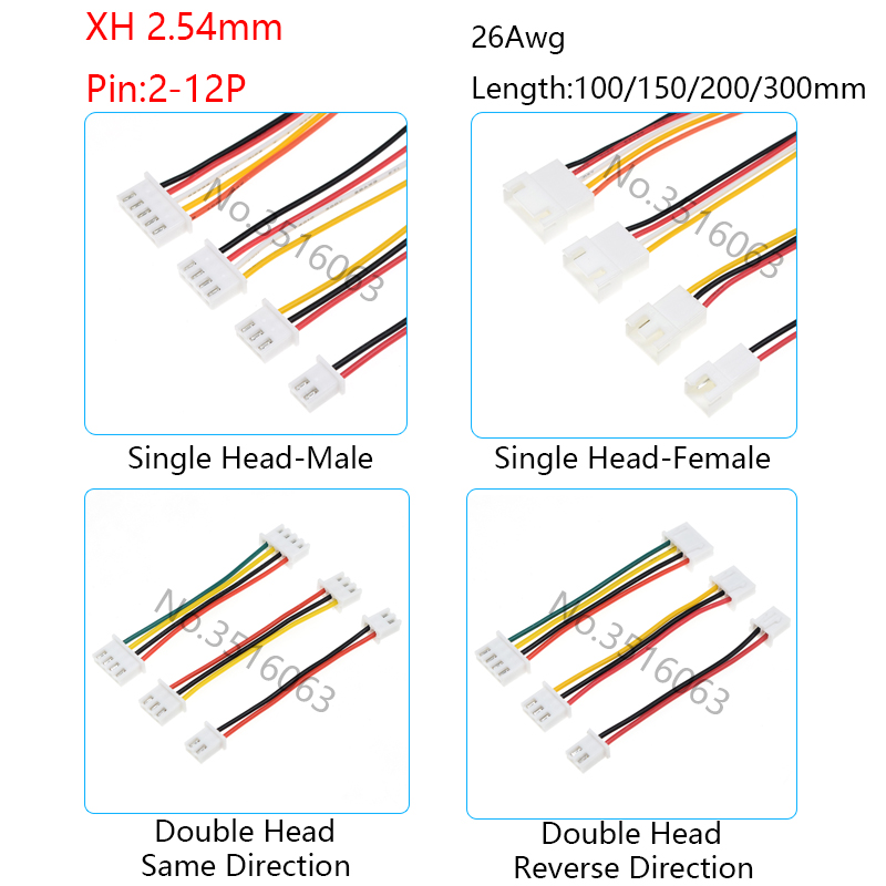 5/10Pcs XH-2.54mm Male/Female  - Jumper Wire Kit recension och pris