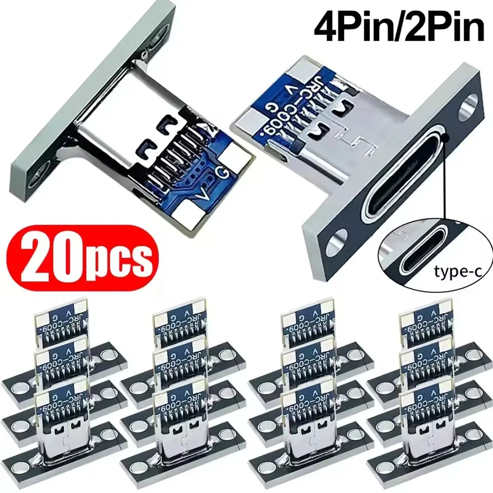 USB 3.1 Type C Socket with Scr - Usb C Cable recension och pris