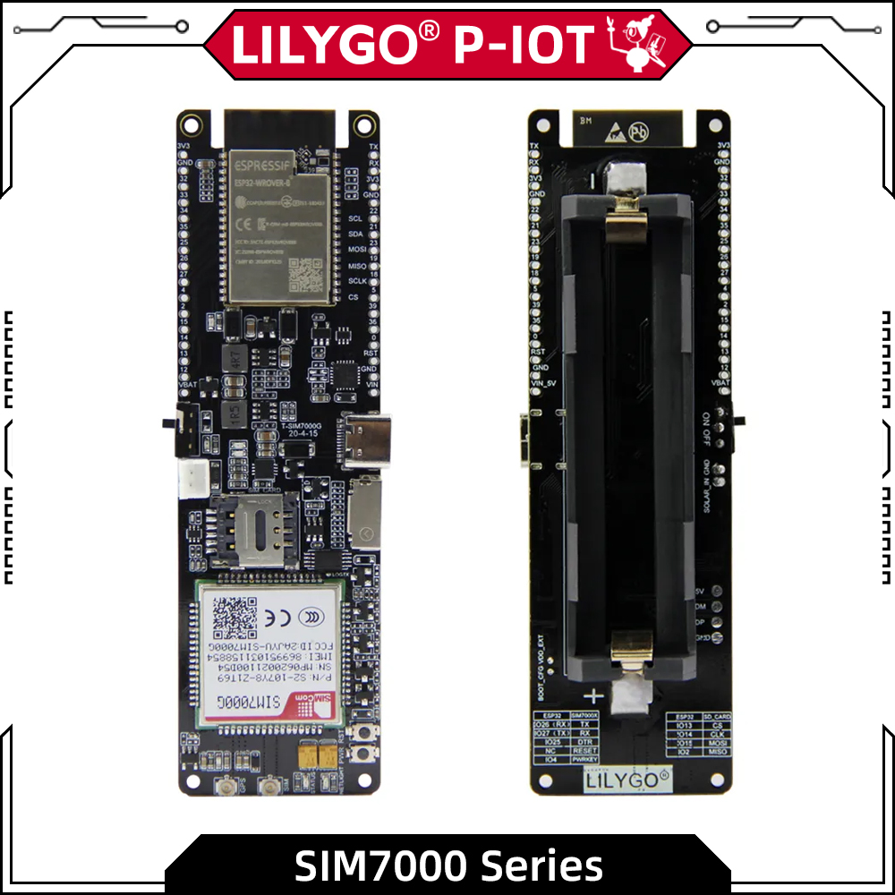 LILYGO® TTGO T-SIM7000G ESP32  - Esp32 Battery Holder Lipo recension och pris