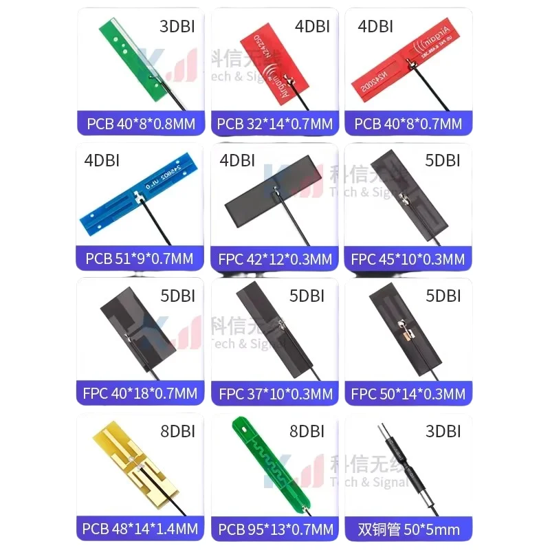 5Pcs/Lot 2.4G 5G 5.8G Dual Fre - Antenna 2.4Ghz recension och pris