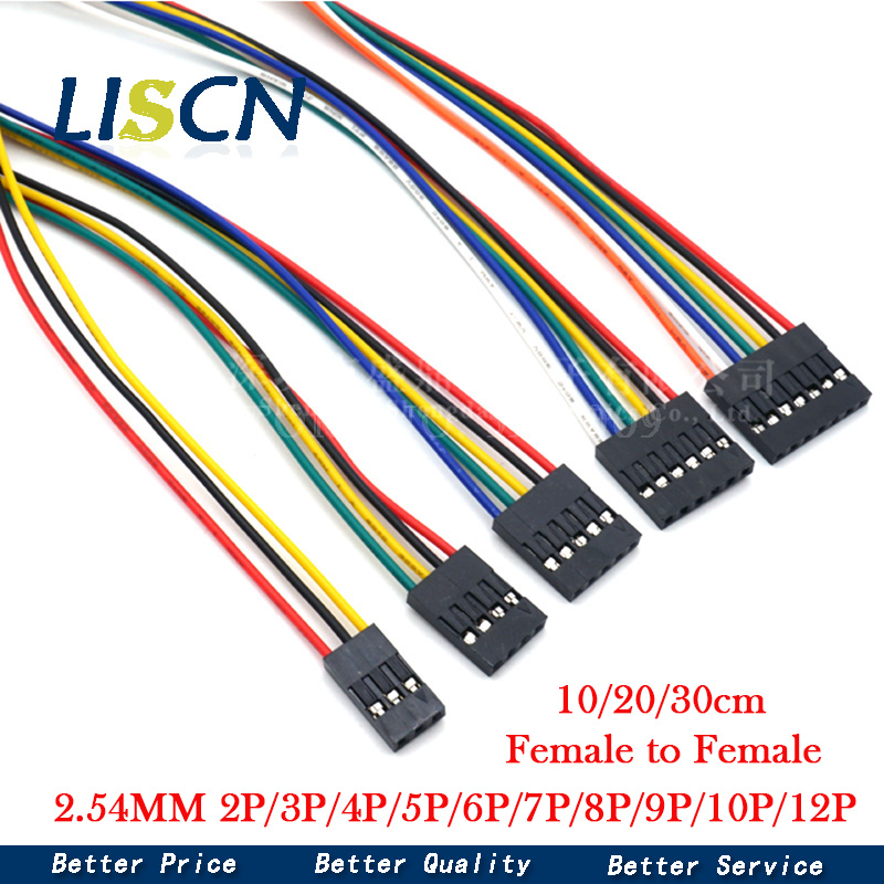 5PCS 2.54 Wire 2.54MM Dupont L - Jumper Wire Kit recension och pris