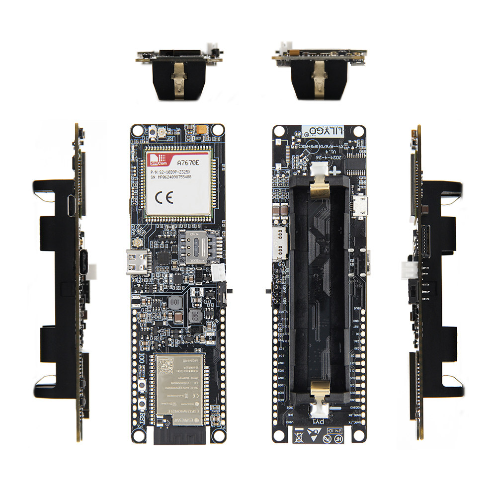 LILYGO T-A7670E ESP32 Module,  - Esp32 Battery Holder Lipo recension och pris