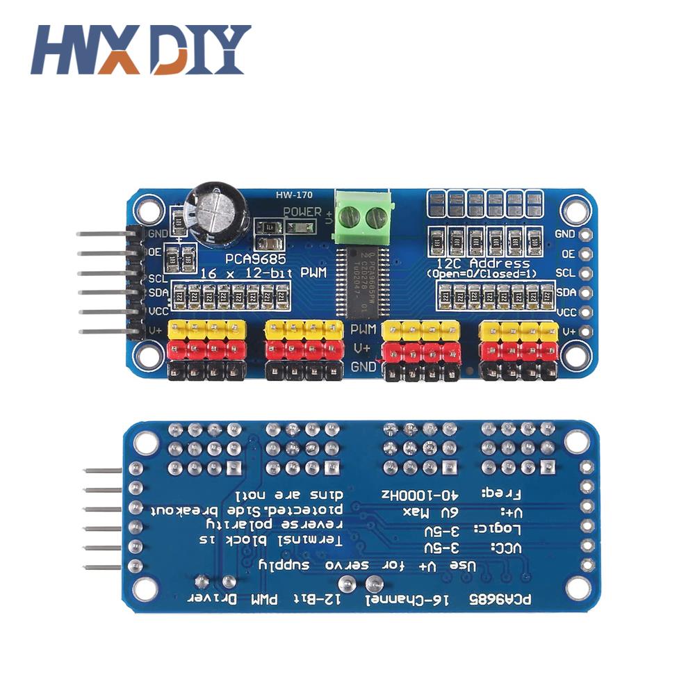 1-5pcs PCA9685 16 Channel 12-b - Breadboard 400 Point recension och pris
