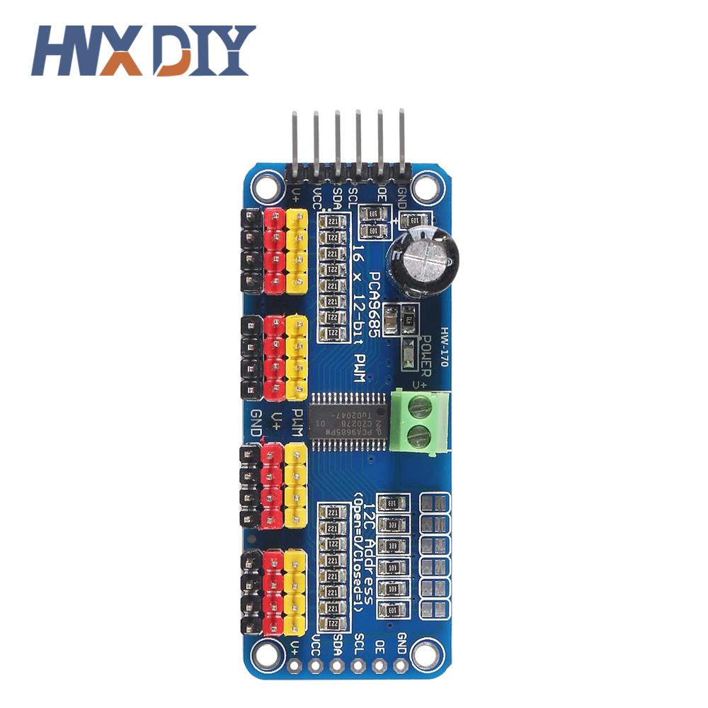 1-5pcs PCA9685 16 Channel 12-b - Breadboard 400 Point recension och pris
