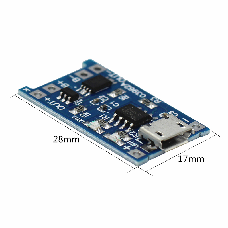 5PCS Micro USB 5V 1A 18650 TP4 - Li Ion Charger Module recension och pris